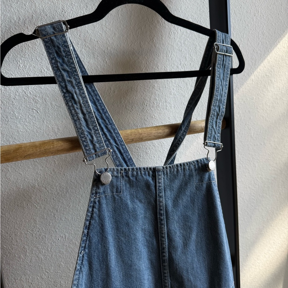 Free People Denim Overall Dress - Picture 3 of 5